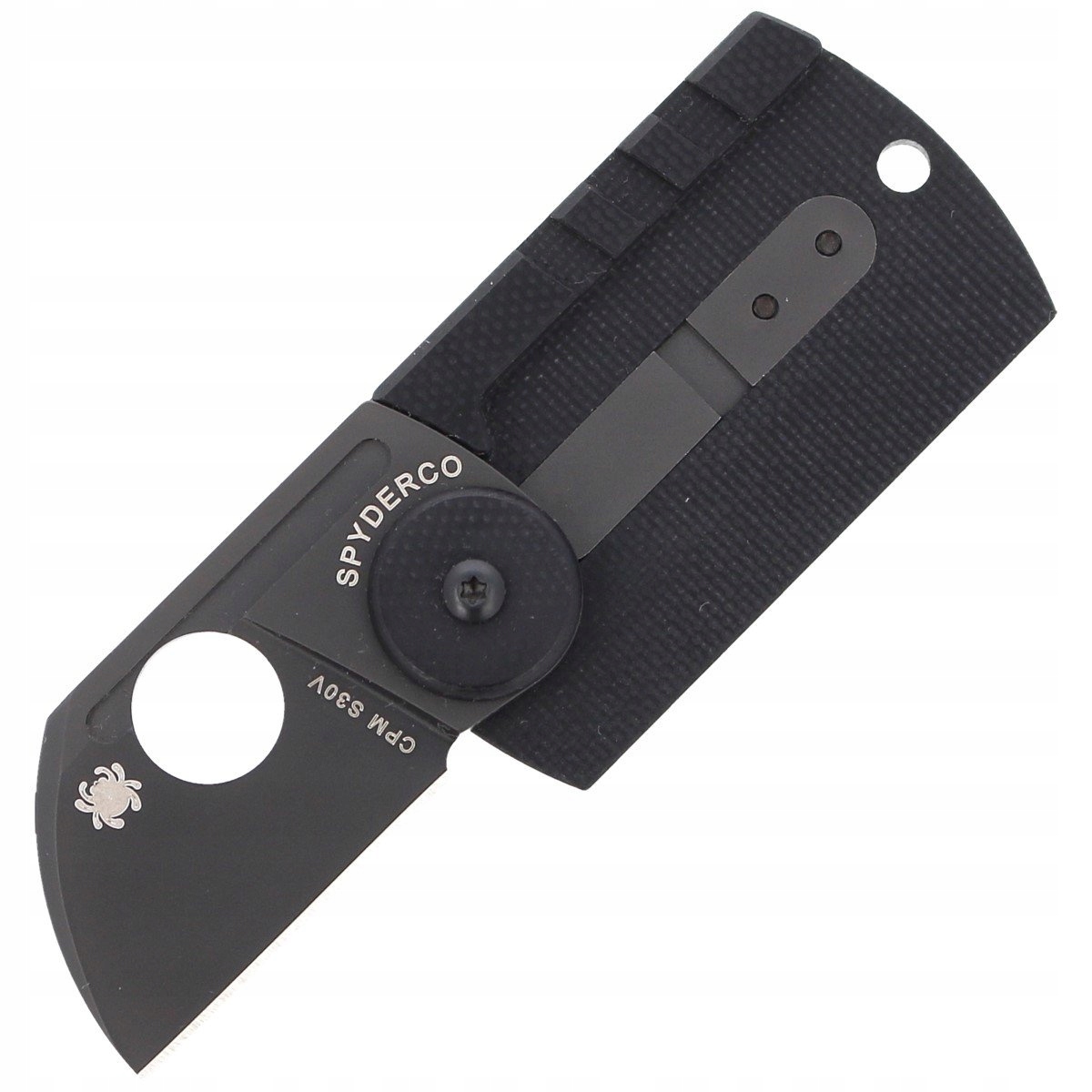 Nůž Spyderco Dog Tag Folder Cf Cpm S30V od Serge Panchenko