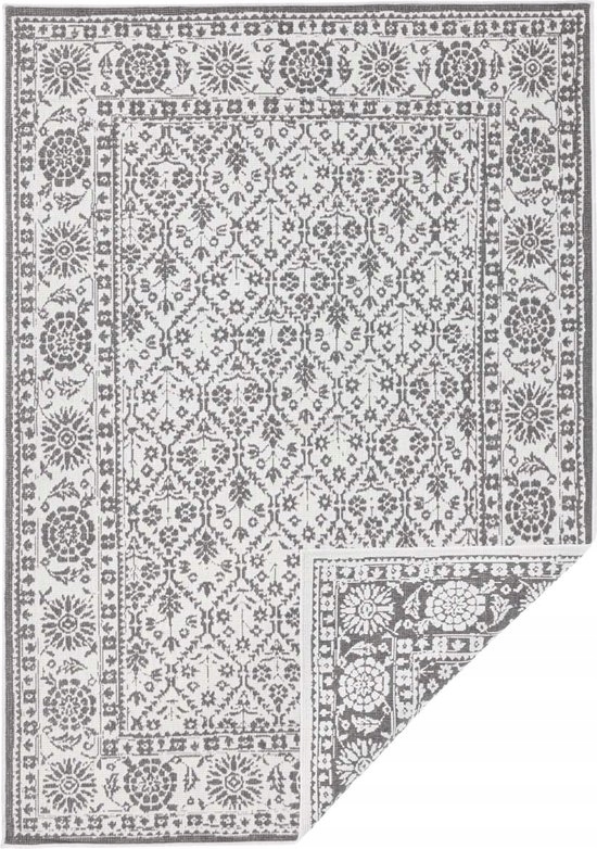 Koberec na terasu Curacao krémovo sivý 120 x 170 cm