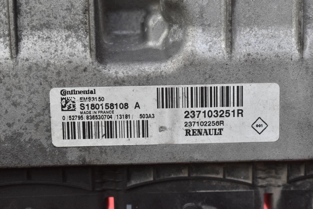control unit computer of the engine 237103251R RENAULT MEGANE 3 III 1.2 TCE 115 KM