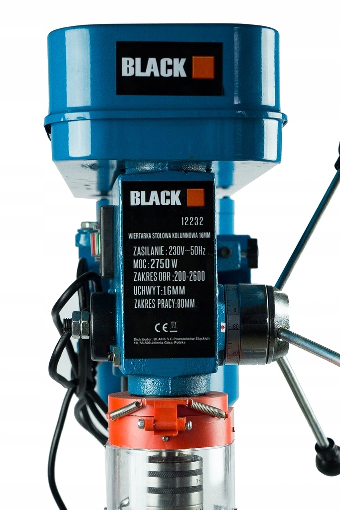 WIERTARKA STOŁOWA KOLUMNOWA 16MM ZESTAW WIERTEŁ GRATIS Rodzaj stołowa