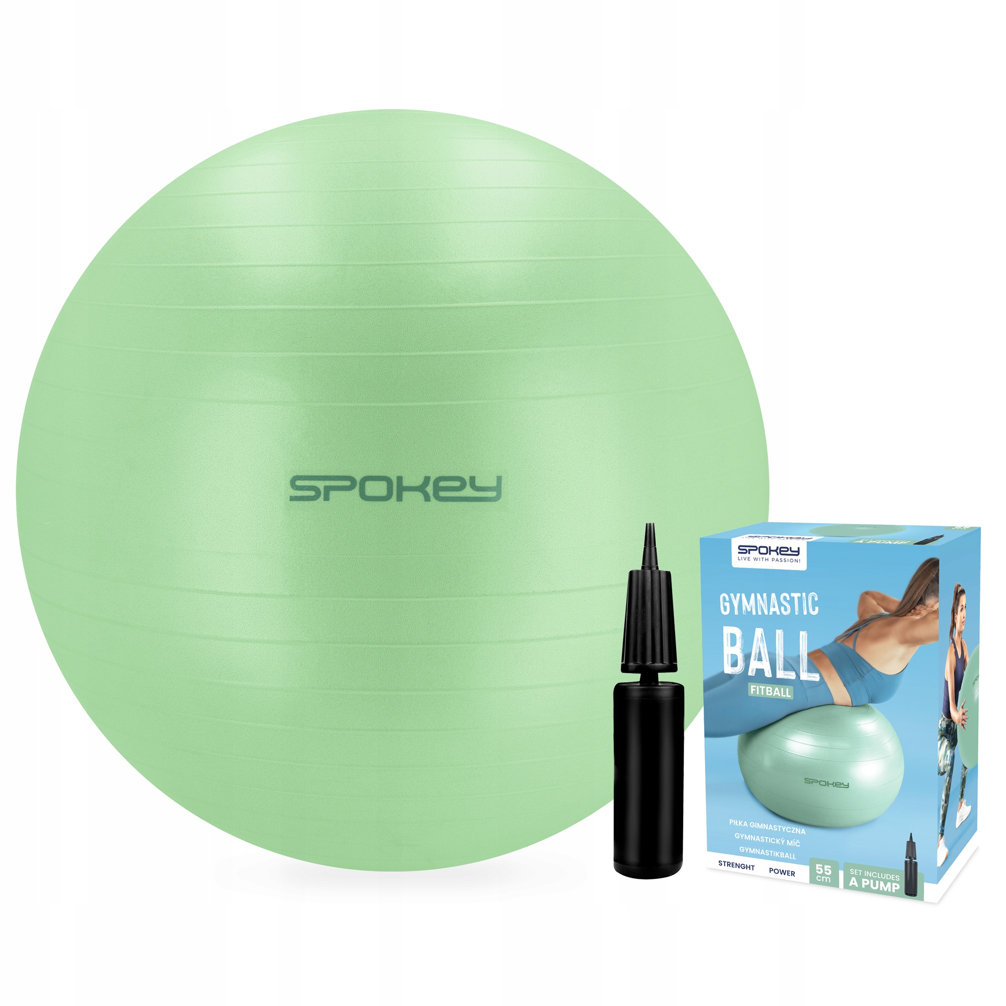 Piłka gimnastyczna 55 cm Fitball III Bl 943624