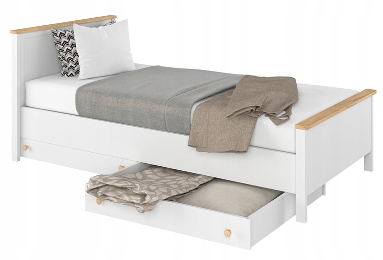 Łóżko pojedyncze z materacem STORY LENART SO-08 Kod producenta SO-08