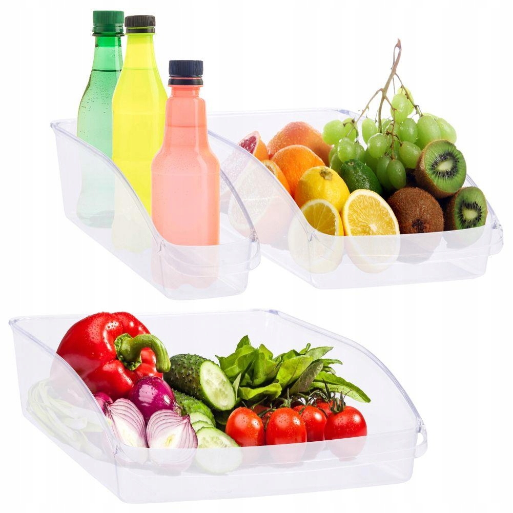 

Pojemniki organizery do lodówki Loft 3 szt zestaw