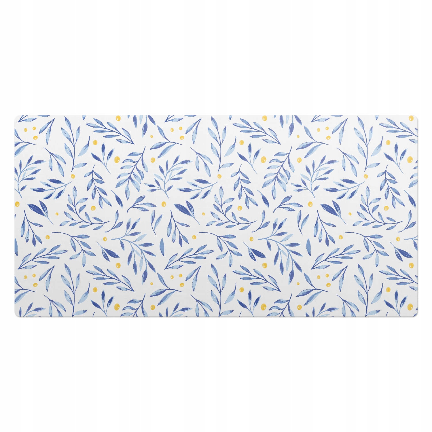 Vinylová ochranná podložka s moderním vzorem Vzor listů v akvarelu 100 x 50 cm