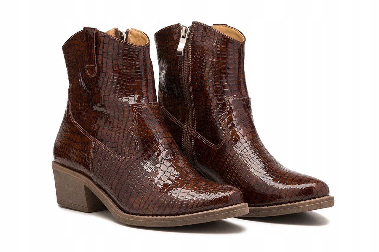 Kovbojské Boty kamel Butdam KW-1 38