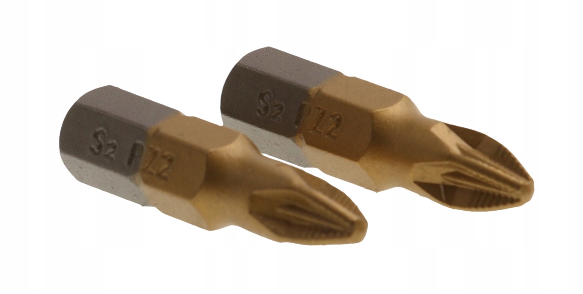 

Końcówki Wkrętakowe Bity Tytanowe PZ2 x 25 mm 2szt