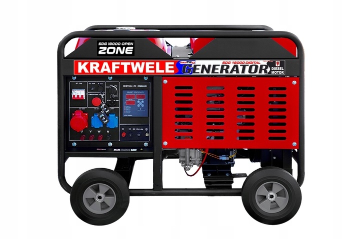 Agregat Generator Prądotwórczy 18 Kva 400 V Diesel Open Zone SDG18000