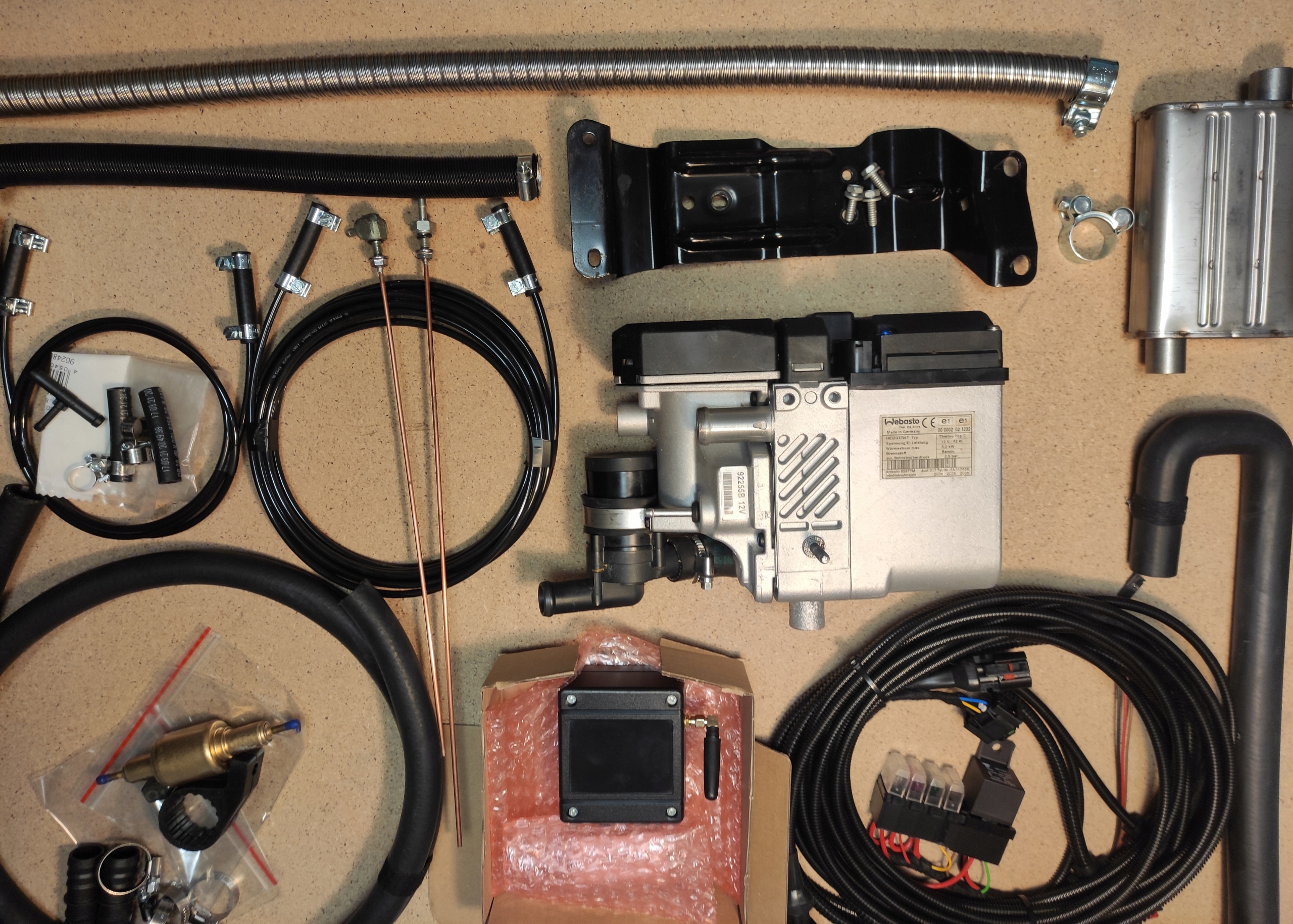 Webasto benzyna GSM 5.2 KW Thermo Top C ZESTAW do auta benzynowego 12V