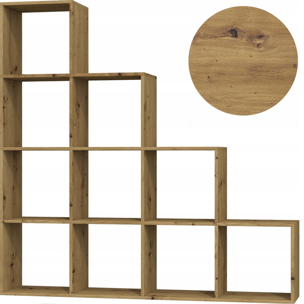 

Regał Komorowy Schodkowy Na Książki RS-40 Artisan