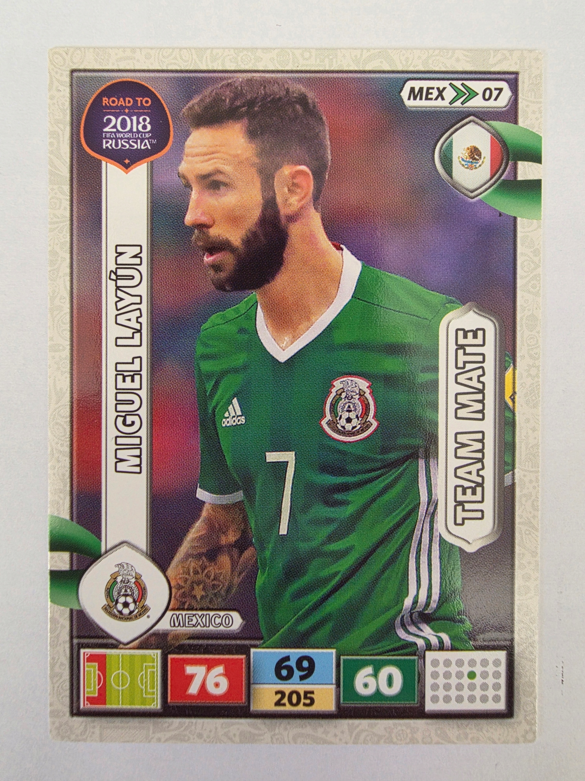2018 Panini Road To World Cup Russia Miguel Layun Meksyk Mex 7