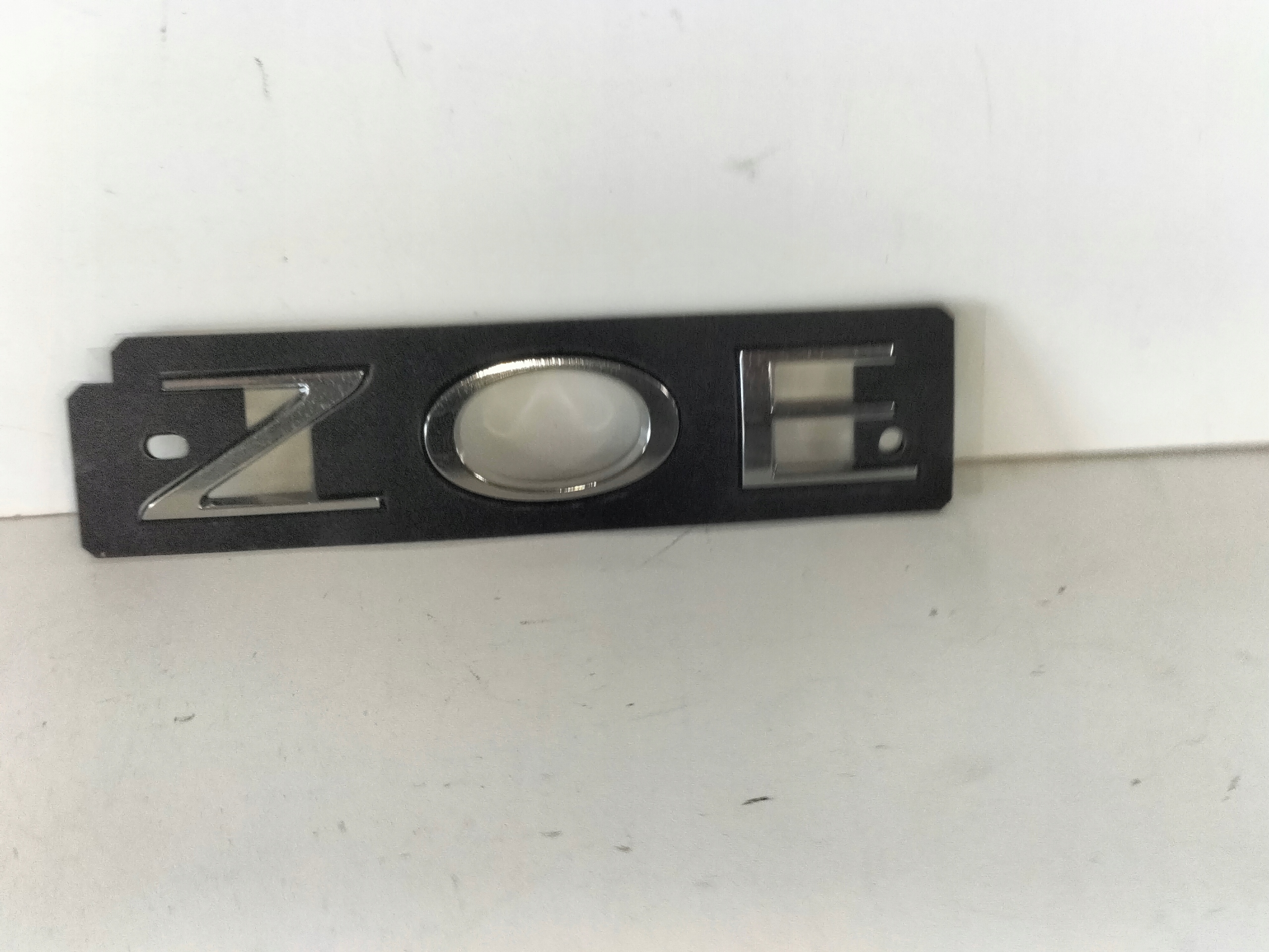 logo napis emblemat rear part RENAULT ZOE