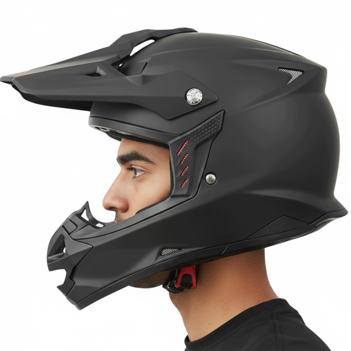 Kask Czarny Mat Hulajnoga Rower Bmx Mtb Homologacja Downhill L 59-60 cm