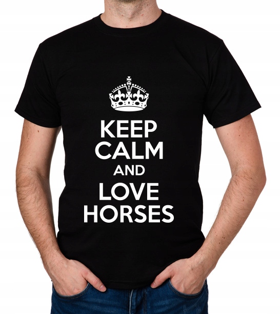 

koszulka Keep Calm And Love Horses prezent