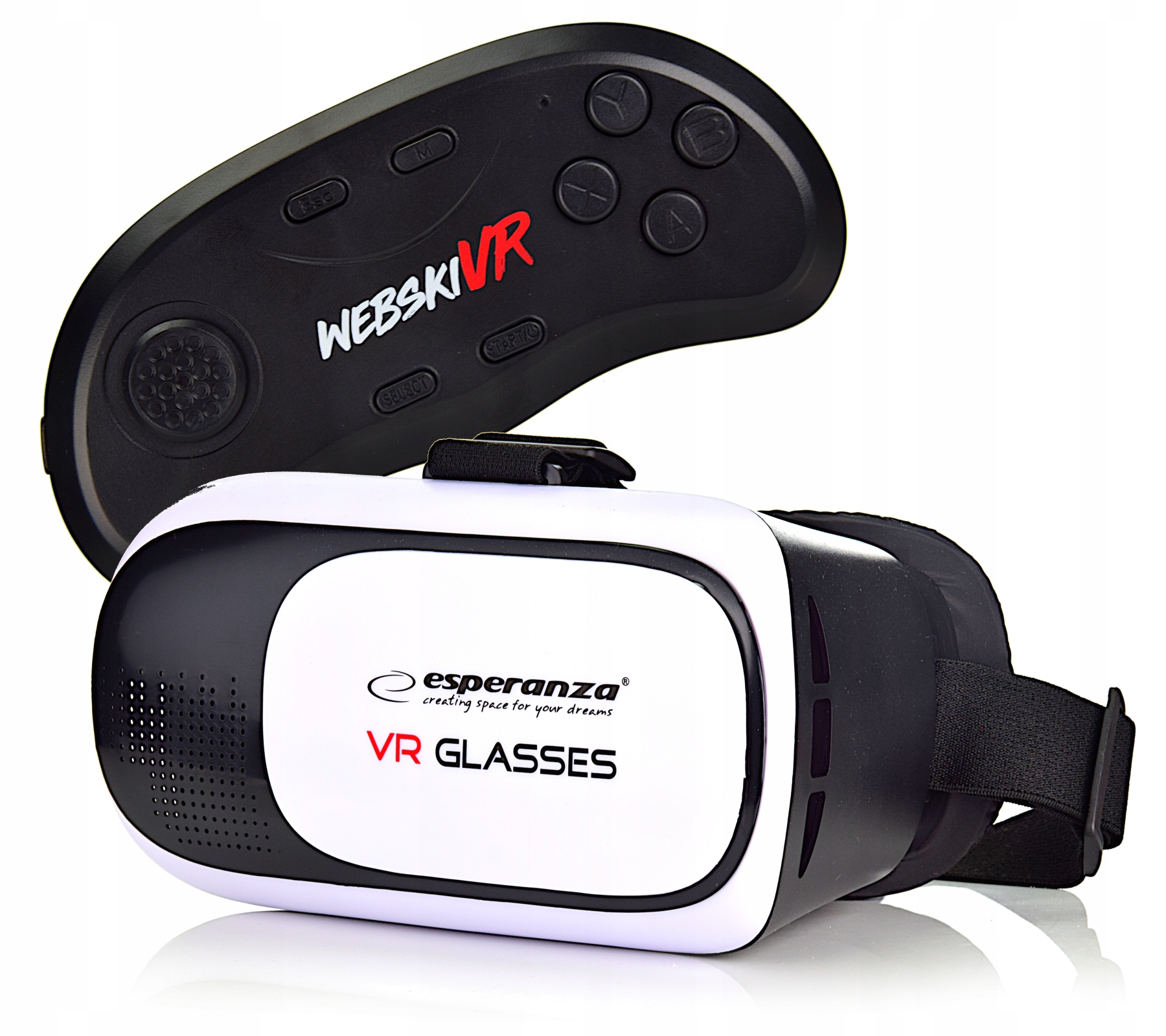 NA PREZENT DLA NASTOLATKA GOGLE VR+SŁUCHAWKI BT Stan opakowania oryginalne