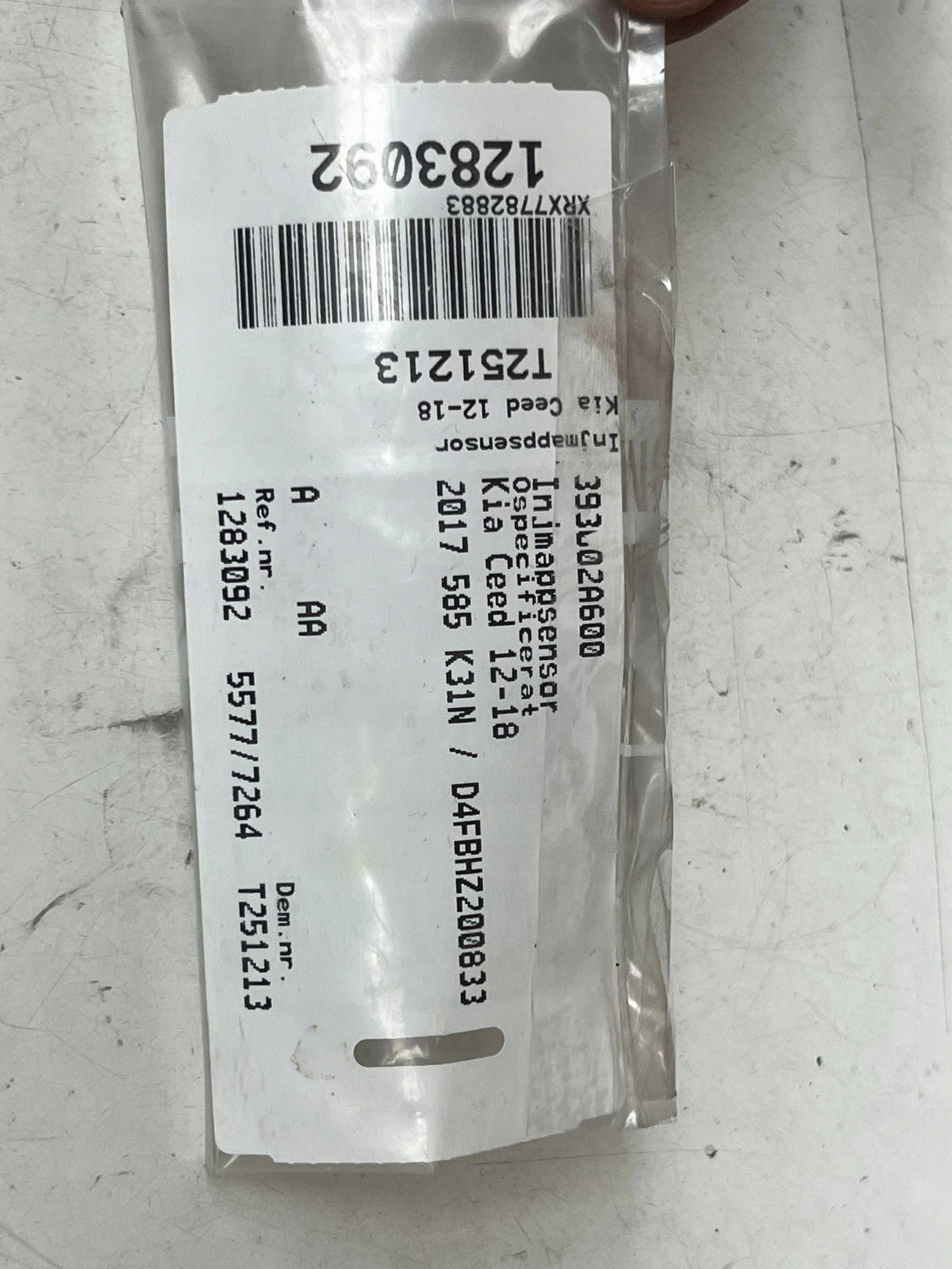 Sensor MAP HYUNDAI I30 393002A600 Original @A