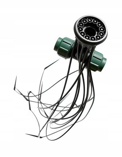 Zavlažovací systém Topspin 12 hadiček 16 mm dripper rozbočovač zavlažování