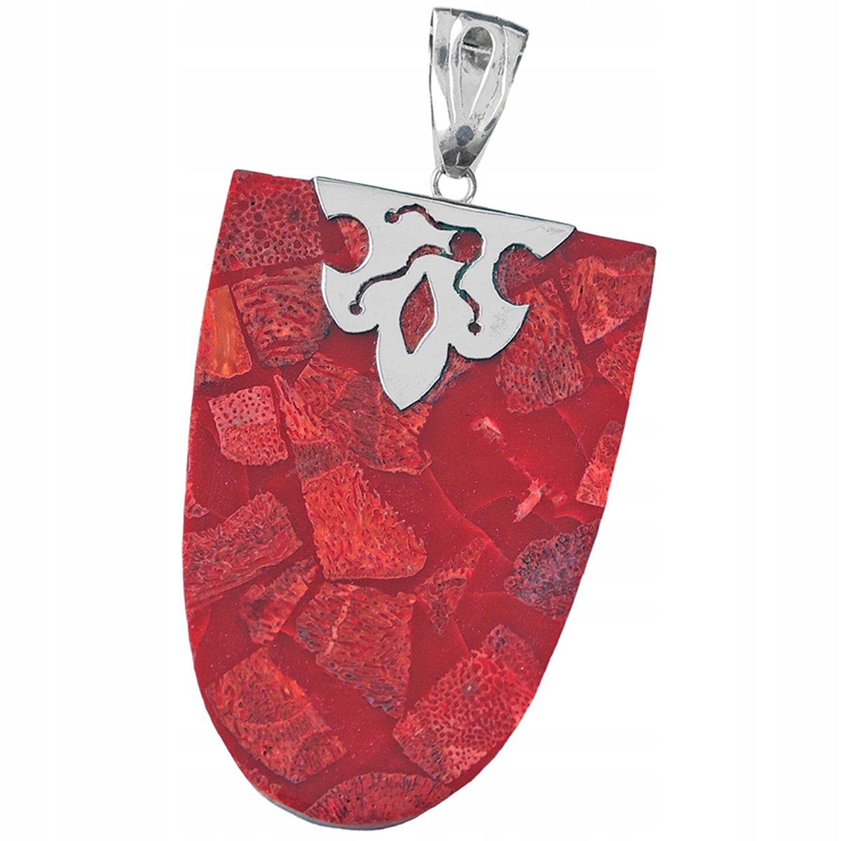 VERSIL wisiorek wisior koralowiec SREBRO 0,925