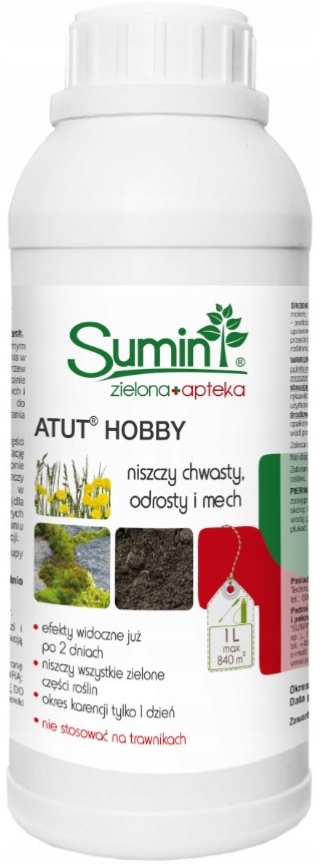 Sumin Atut 1L Na Chwasty niszczy wszystkie rośliny efekt już po 840m2