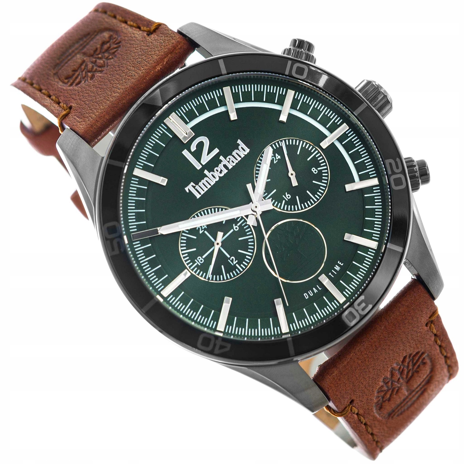 Pánské Hodinky Timberland TDWGF0011203 Ashmont Hnědé Na Řemínku Datumovka