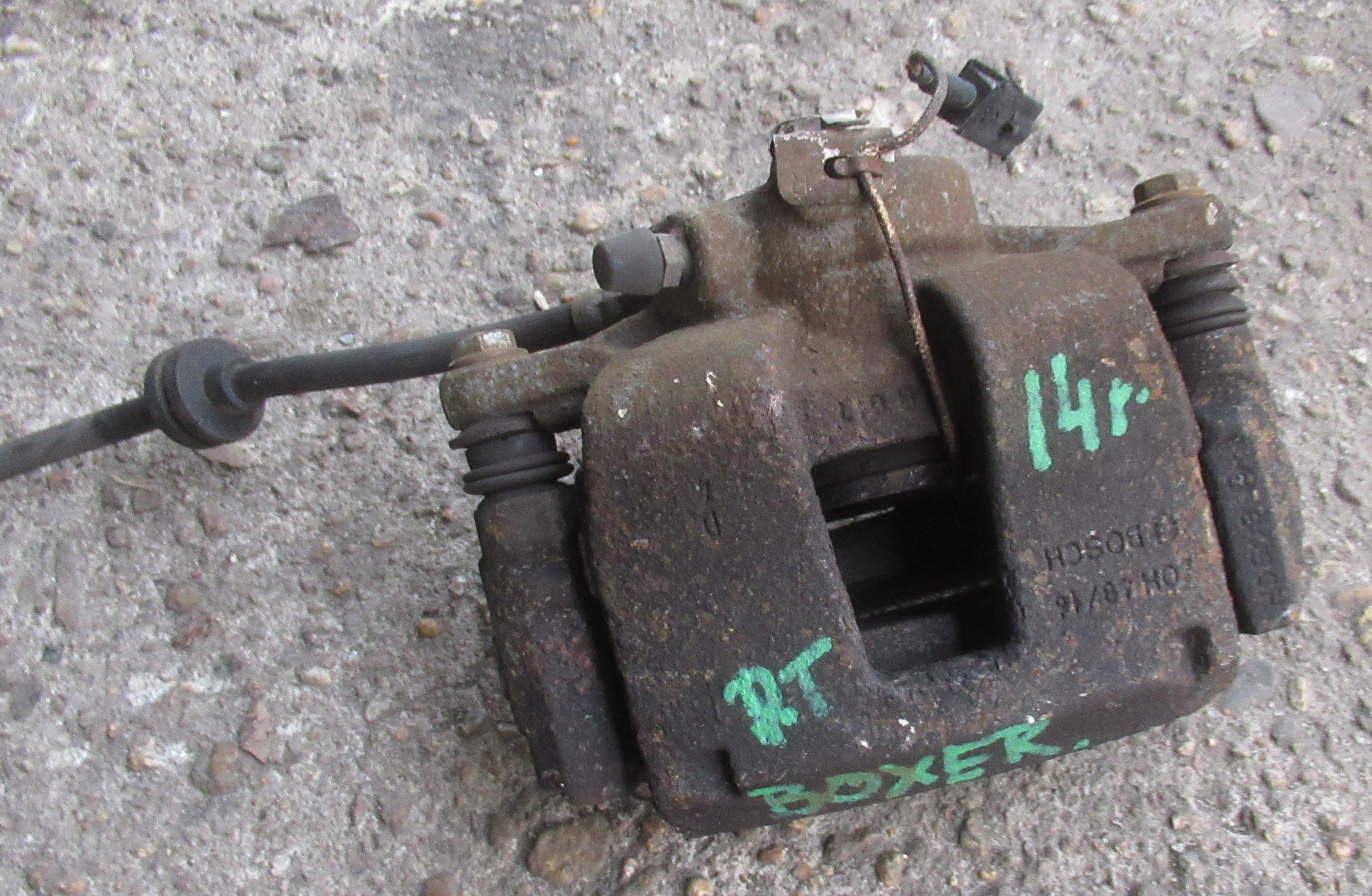 BOXER JUMPER DUCATO 2.2 HDI 14R caliper right rear part