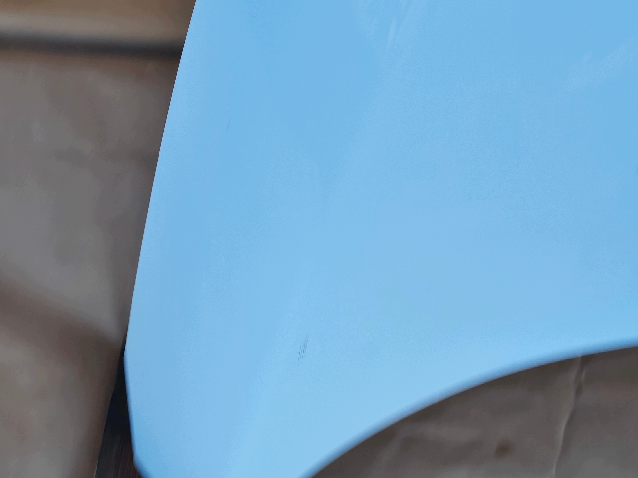 FORD FIESTA MK7 LIFT 2012-2017 bonnet front FROZEN WHITE original