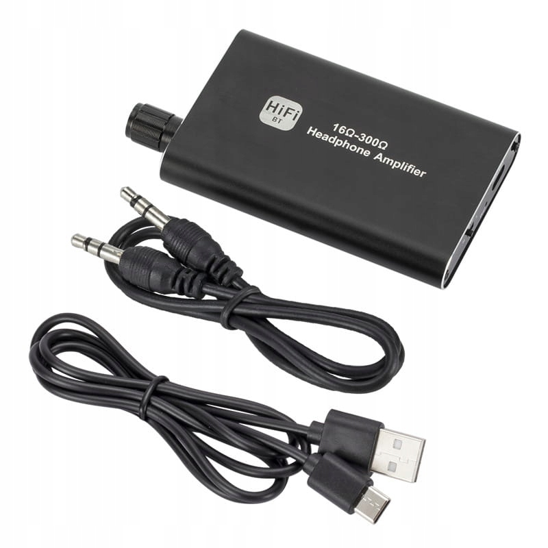 Wzmacniacz Słuchawkowy HiFi DAC AUX Jack 3,5mm 16-300 Bluetooth Czas pracy 8 h