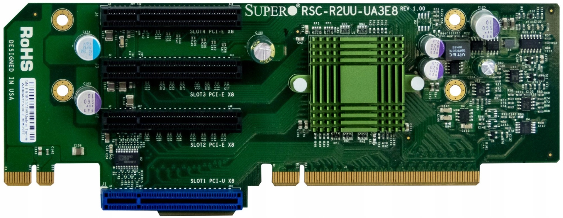 Supermicro RSC-R2UU-UA3E8 4x PCIe x8