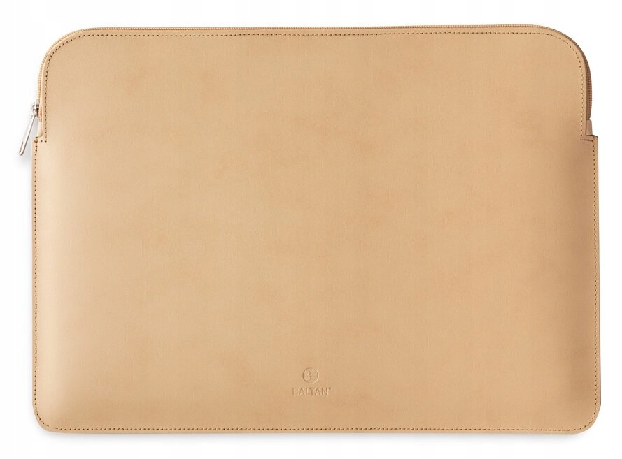 BALTAN Etui skórzane z zamkiem do MacBooka Air 15" M4 beżowe — 4