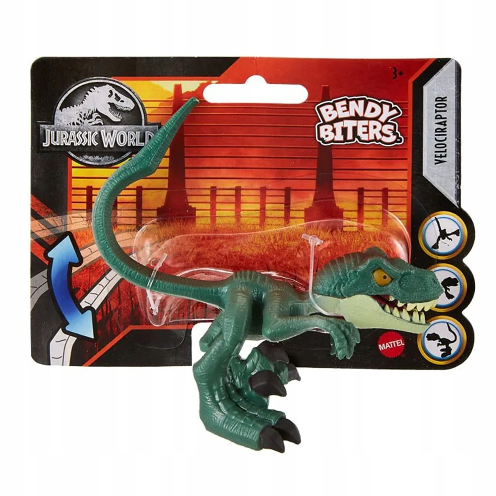 

Jurassic World bendy biters Velociraptor
