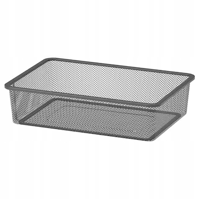 

Ikea Trofast Siatkowe pudełko ciemnoszary 42x30x10