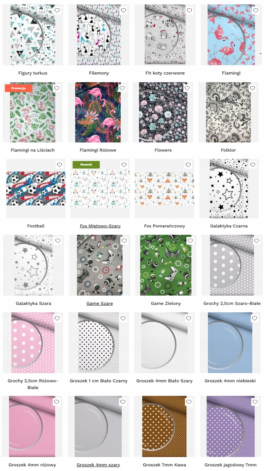 POSZEWKA JASKIEK 100% BAWEŁNA 360 WZORÓW 40x50 CM Marka inna