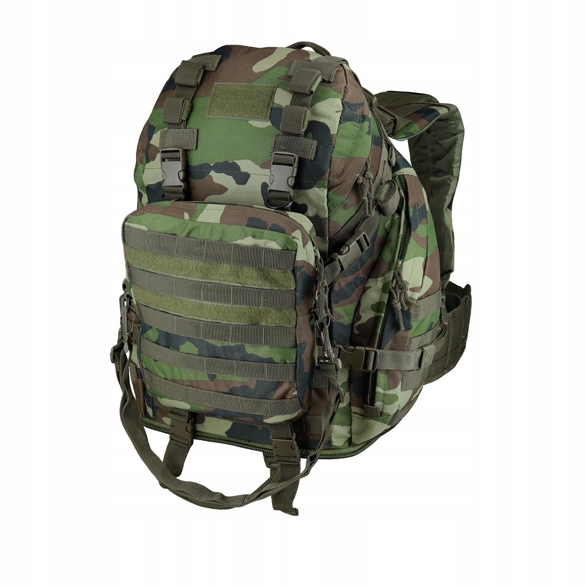 Batoh Overload 60L Camo M81 Woodland Molle Survival Vojenský
