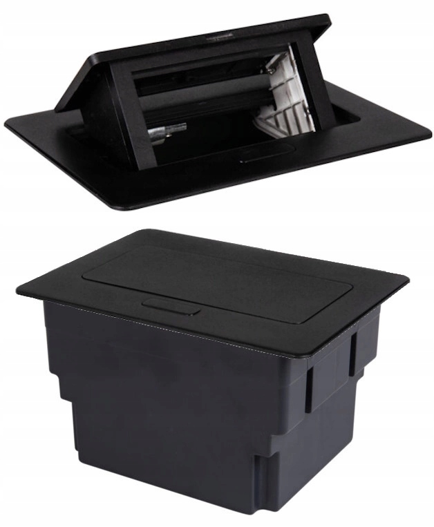 Zásuvka pro stolní nábytek Prázdná stolní krabice 2x 45 modulů Biuro+ Kanlux