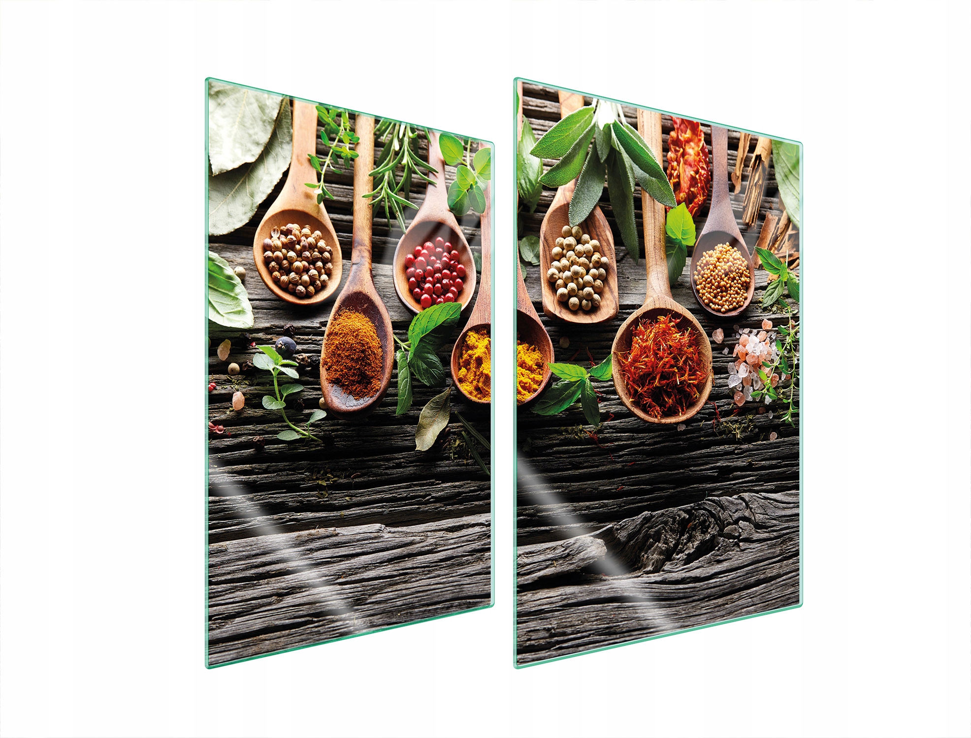 Skleněná Ochranná Deska Do Kuchyně 2x35x52 Koření Tvrzené Sklo