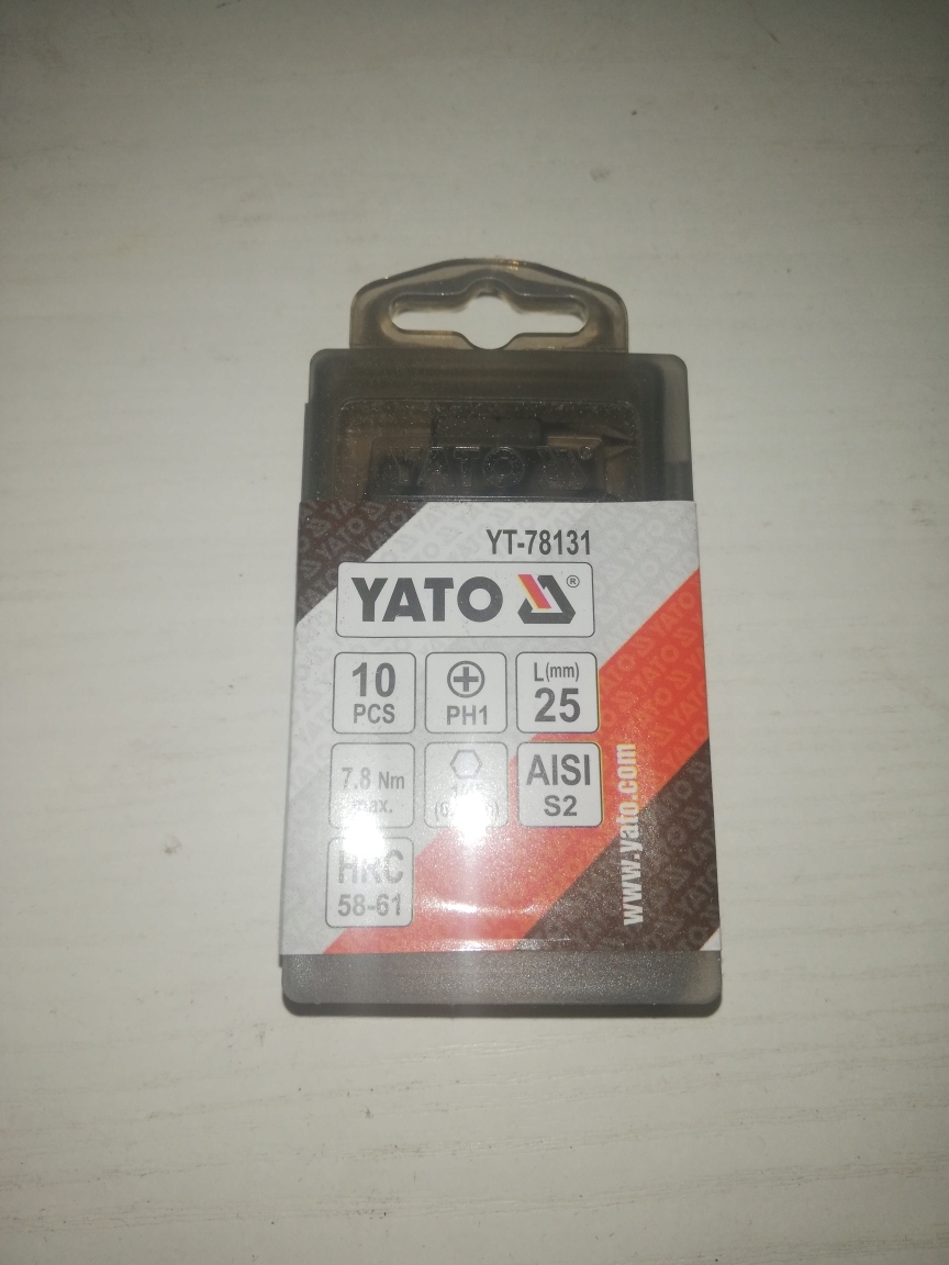 

Groty bity do wkrętarki PZ3x25 10 szt Yato