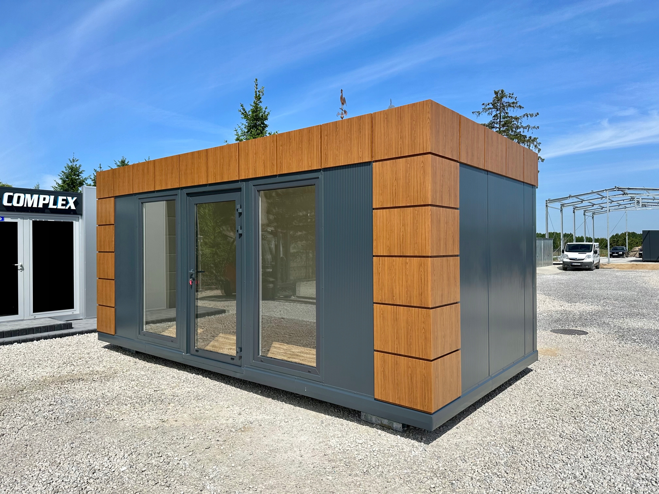 PAWILON BIUROWY HANDLOWY SKLEP GARAŻ KOMIS SALON FRYZJERSKI 6m x 3m Długość 6 m