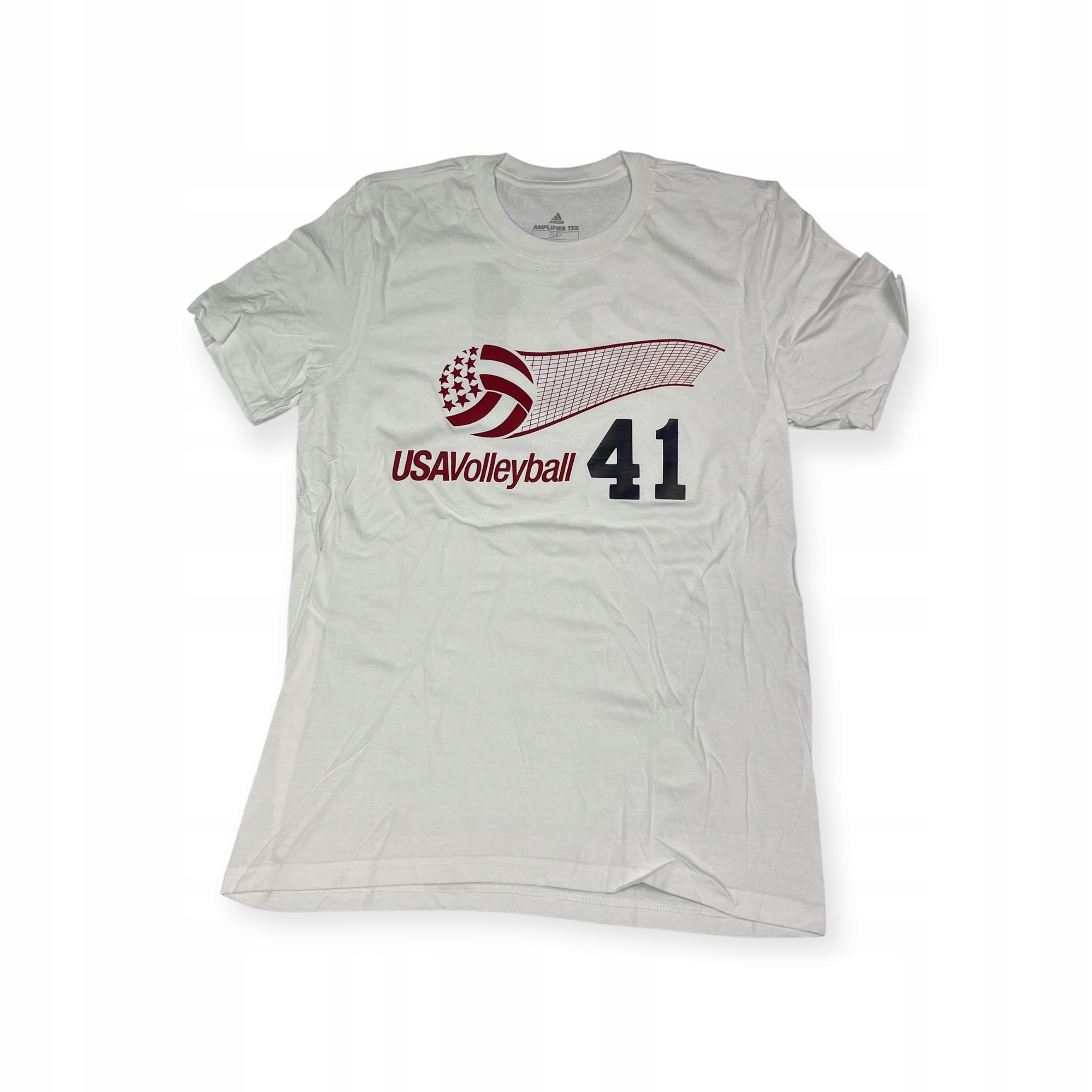 Koszulka męska biała Adidas Volleyball Usa S 41