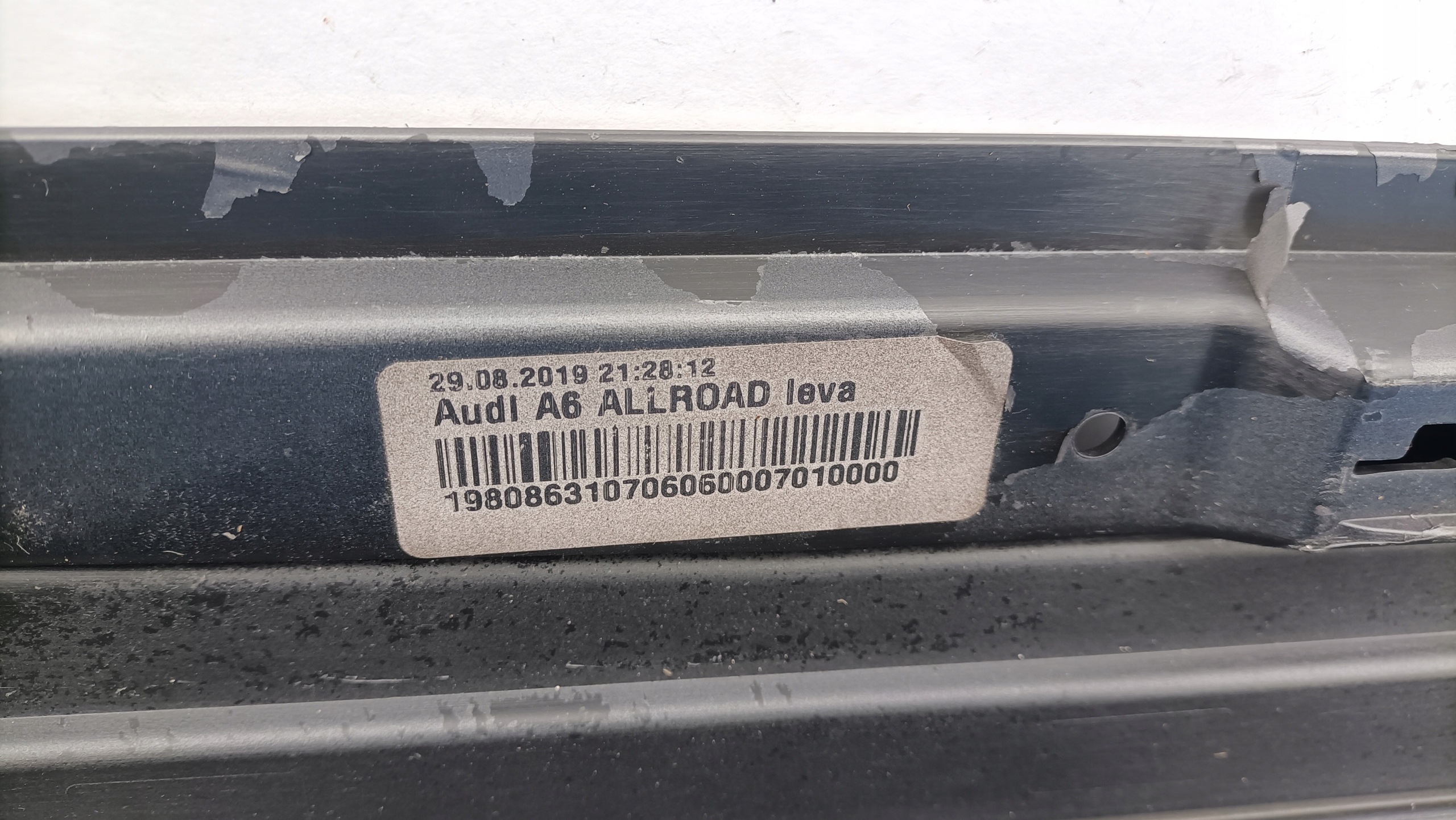 AUDI A6 C8 4K9 ALLROAD QUATTRO left moulding threshold threshold 4K9853855 H726LR