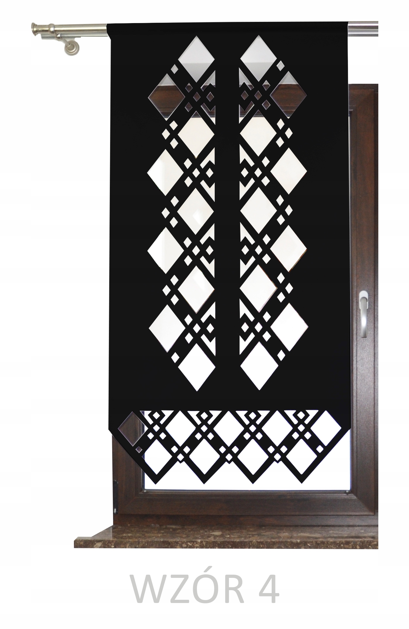 PANEL AŻUROWY FIRANA GOTOWA EKRAN WZORY 80 x 120 Rodzaj Firana pojedyncza