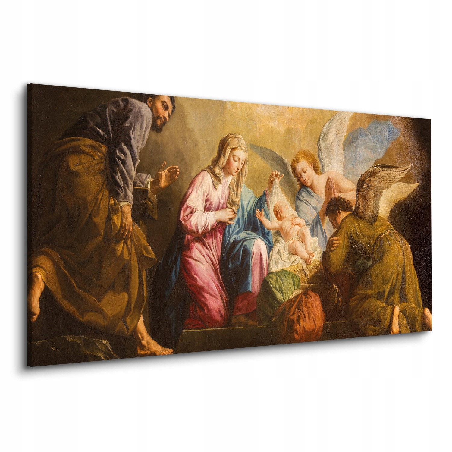 

prostokąt Canvas do salonu Boże narodzenie 120x60