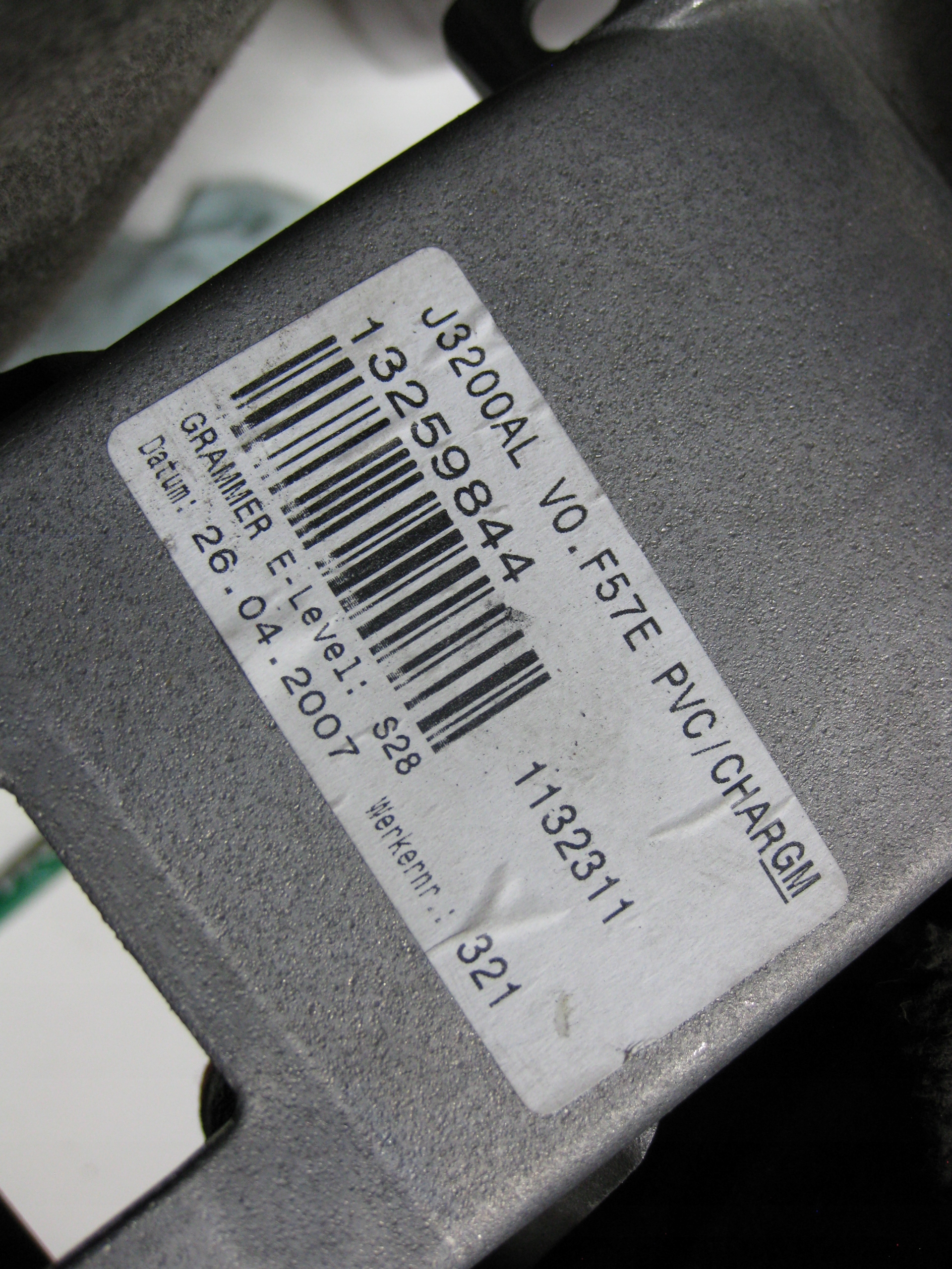 OPEL SIGNUM 07R LIFT armrest leather 13259844