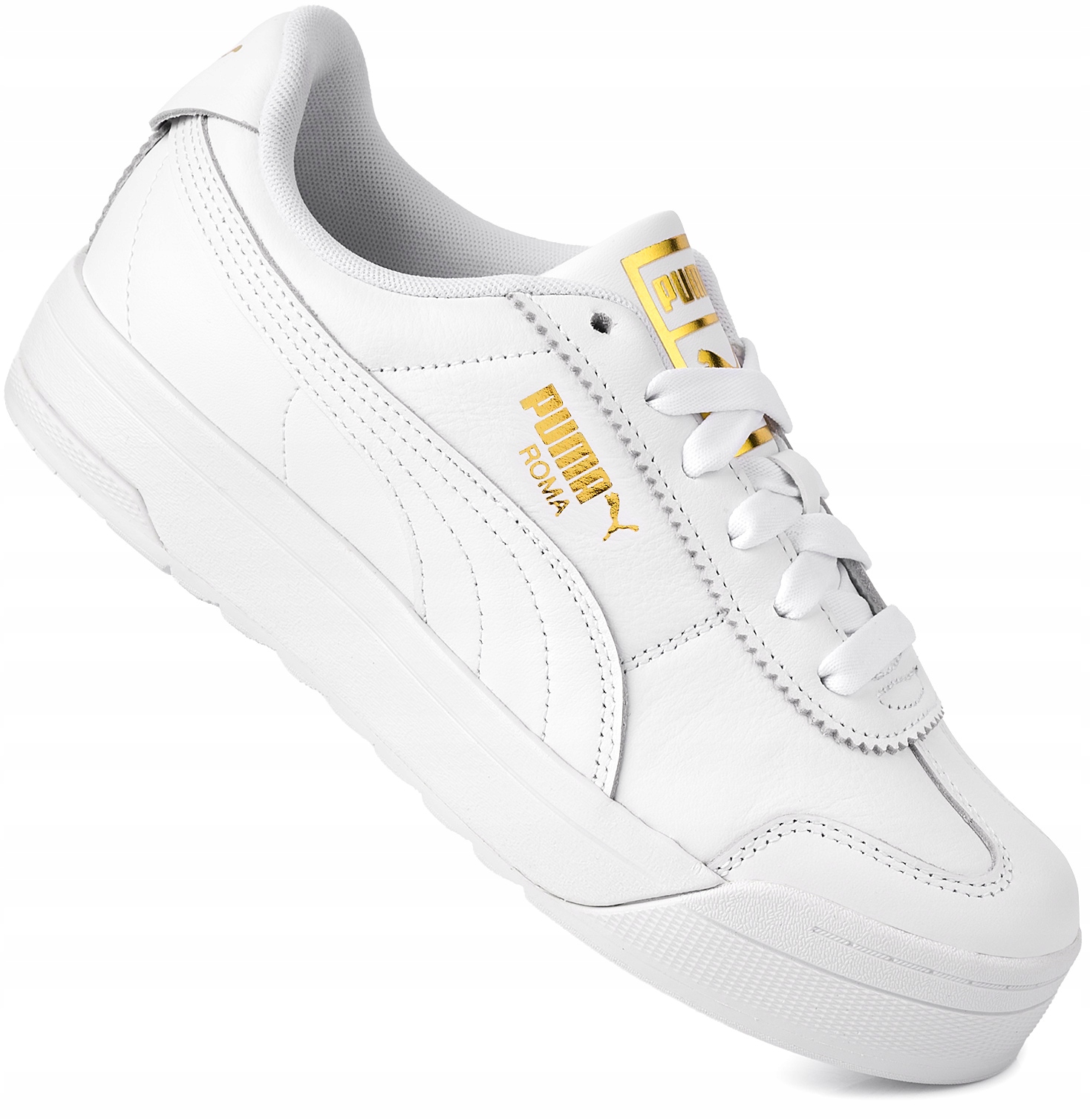 Puma Roma Feminine Buty Damskie Sneakersy Białe Skórzane r. 37