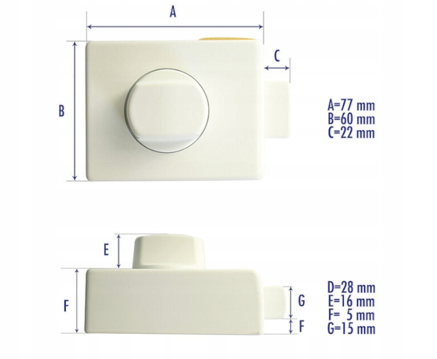 Dodatkowy zamek HEOSafe 1958 do przyczepy, kampera Marka HEOSolution