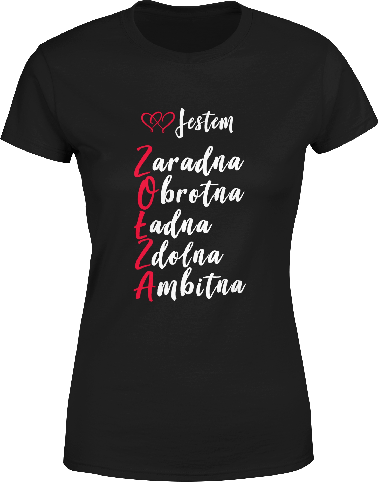 JESTEM ZOŁZA KOSZULKA DAMSKA Z NADRUKIEM NAPISAMI BLUZKA TSHIRT DAMSKI