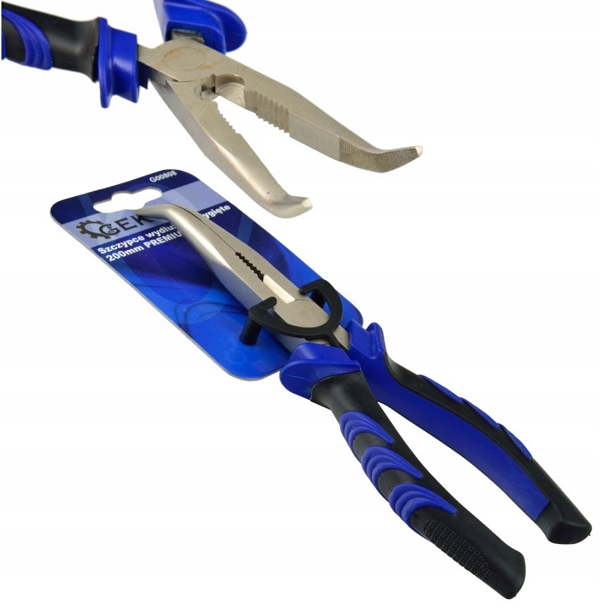

Szczypce Wydłużone Wygięte 200mm CrV Premium Geko