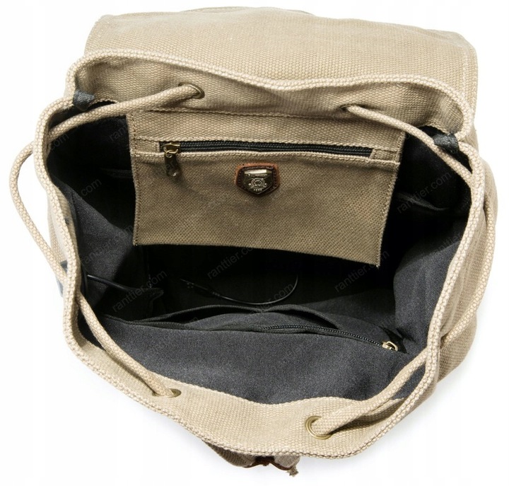 RANTTIER PŁÓCIENNY PLECAK SKÓRA NATURALNA YKK COCO Model COCO