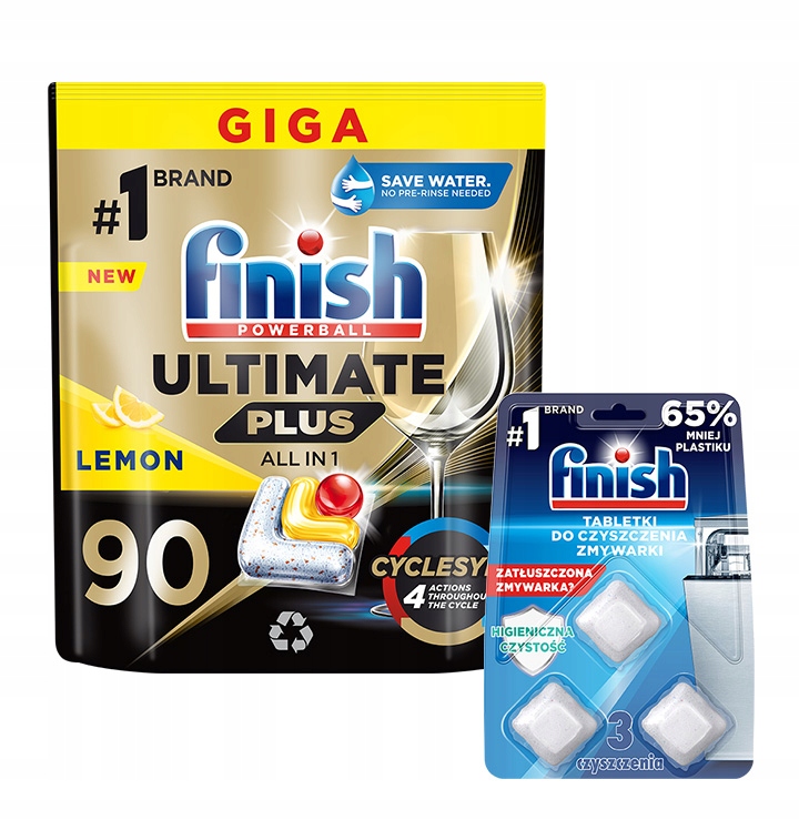 

Finish Ultimate Plus Kapsułki zmywarki 90 zestaw