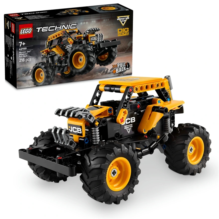 Lego Technic 42199 Monster Jam DIGatron s natahovacím motorem