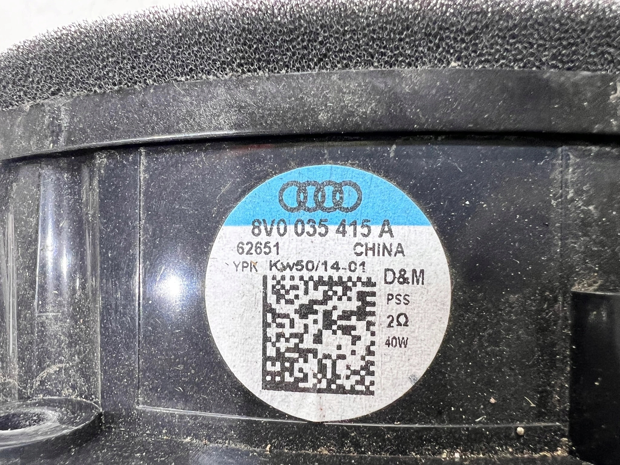 speaker NISKOTONOWY front AUDI A3 8V 8V0035415A