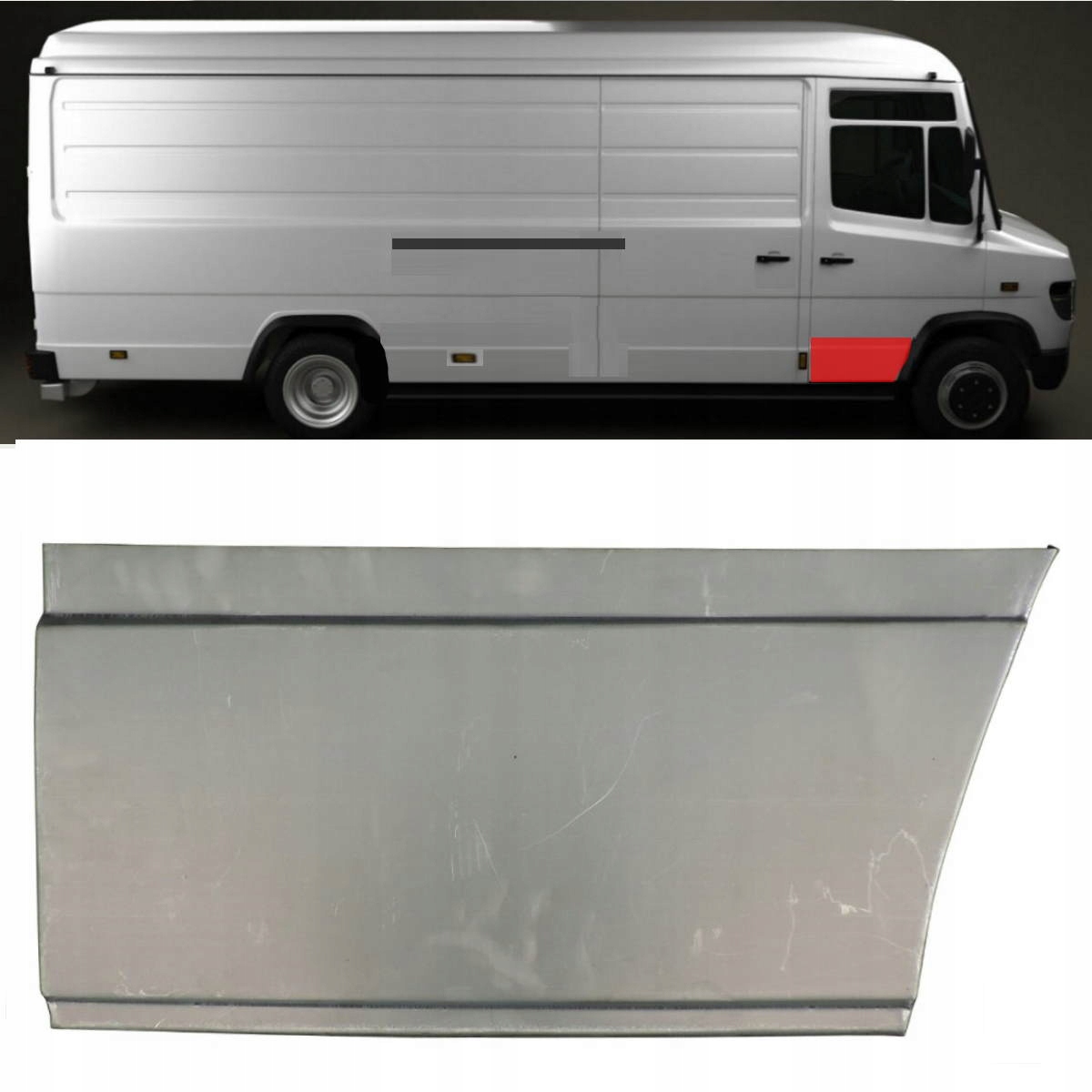 Dveře Obložení Přední Pravá Strana Mercedes Vario W670 95-